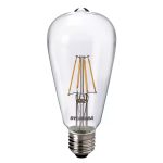   Bec Led SYLVANIA 0027175 Toledo LED filament, 4W, E27, ST64, 2700K, 470Lm, 827, transparent