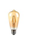 SYLVANIA 0027177 Toledo LED fényforrás, filament, 4W, E27, ST64, 2400K, 470Lm, 824, gold