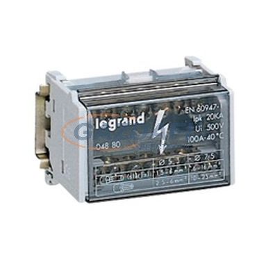 LEGRAND 004881 Lexic elosztóblokk 2P 40A 17 furat