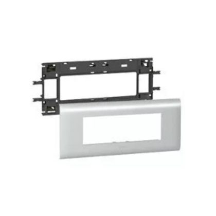   LEGRAND 011216 DLP aluminum frame for Program Mosaic 6-module, 85 mm cover