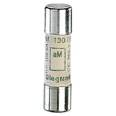 LEGRAND 013025 Siguranță cilindrică Lexic 25A aM 10 x38 fără știft de impact