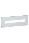 LEGRAND 020901 XL3 moduláris fém előlap 200mm 24mod csavarral