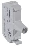 LEGRAND 022981 Osmoz csavaros aljzat - 2 Z/Ny 24V~/= - piros