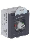 LEGRAND 023004 Osmoz csavaros aljzat - Z+Ny 24V~/= - piros