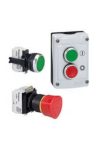 LEGRAND 023717 Osmosis double push button - "O/I" recessed/protruding red/green Z+W