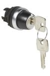 LEGRAND 023950 Osmosis key 2 fixed V position switch - black