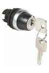 LEGRAND 023963 Osmosis key switch with 3 fixed positions 90° - black