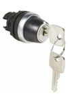 LEGRAND 023963 Osmosis key switch with 3 fixed positions 90° - black