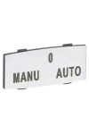 LEGRAND 024344 Osmoz cimke 9mm "MANU - O - AUTO"