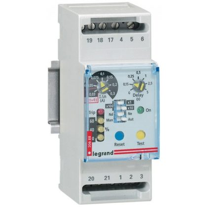   LEGRAND 026088 DPX 125-1600 current protection relay can be snapped onto the rail