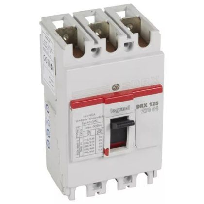   LEGRAND 027004 DRX100 3P 10 kA 40A t.m. compact circuit breaker