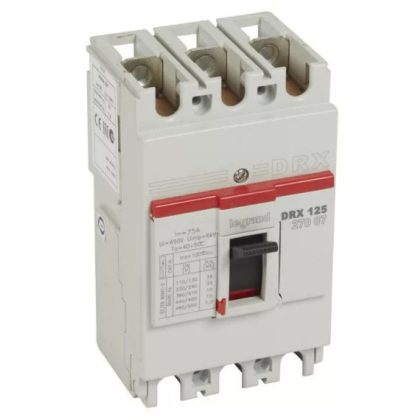   LEGRAND 027007 DRX100 3P 10 kA 75A t.m. compact circuit breaker