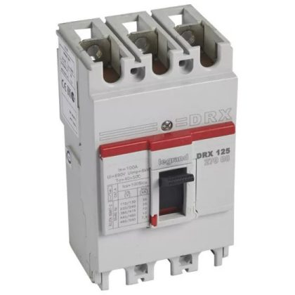   LEGRAND 027008 DRX100 3P 10 kA 100A t.m. compact circuit breaker