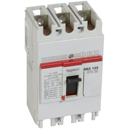   LEGRAND 027028 DRX100 3P 20 kA 100A t.m. compact circuit breaker