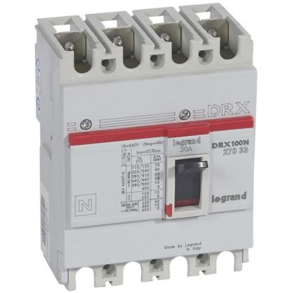   LEGRAND 027033 DRX100 4P 20 kA 30A t.m. compact circuit breaker