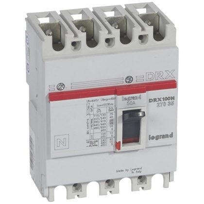   LEGRAND 027035 DRX100 4P 20 kA 50A t.m. compact circuit breaker