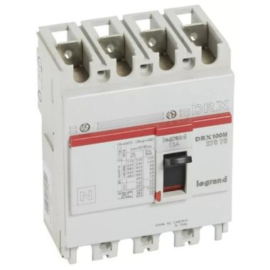 LEGRAND 027070 DRX100 4P 35 kA 15A t.m. compact circuit breaker