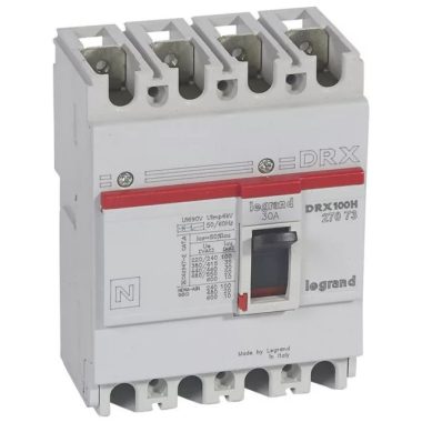 LEGRAND 027073 DRX100 4P 35 kA 30A t.m. compact circuit breaker