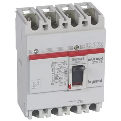   LEGRAND 027073 DRX100 4P 35 kA 30A t.m. compact circuit breaker