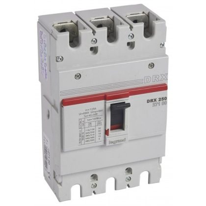   LEGRAND 027100 DRX250 3P 18 kA 125A t.m. compact circuit breaker