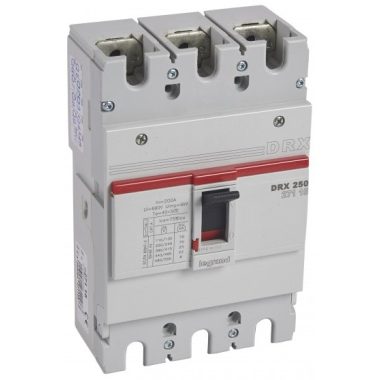 LEGRAND 027115 DRX250 3P 25 kA 200A t.m. compact circuit breaker