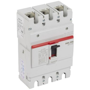 LEGRAND 027127 DRX250 3P 36 kA 200A t.m. compact circuit breaker