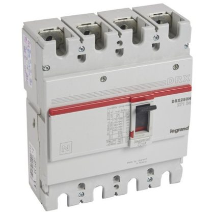   LEGRAND 027134 DRX250 4P 36 kA 225A t.m. compact circuit breaker