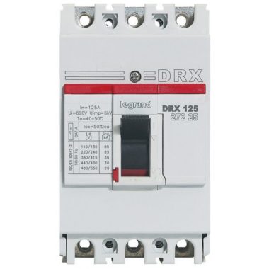 LEGRAND 027225 DRX125 3P 35 kA 125A t.m. compact circuit breaker