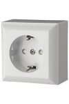 GAO 0310H "Business line" wall-mounted 2P + F socket, white