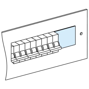 SCHNEIDER 03221 Prisma Plus 4 cover plates, width = 90mm