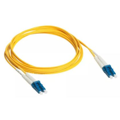   LEGRAND 032629 patch kábel optika OS1/OS2 (UPC) monomódusú LC/LC duplex 9/125um LSZH (LSOH) sárga 5 méter LCS3