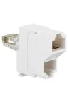 LEGRAND 032748 doubler RJ45 csatlakozóaljzatba dugható LAN/LAN LCS3