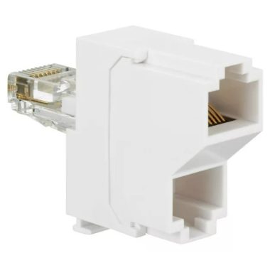 LEGRAND 032748 doubler RJ45 csatlakozóaljzatba dugható LAN/LAN LCS3