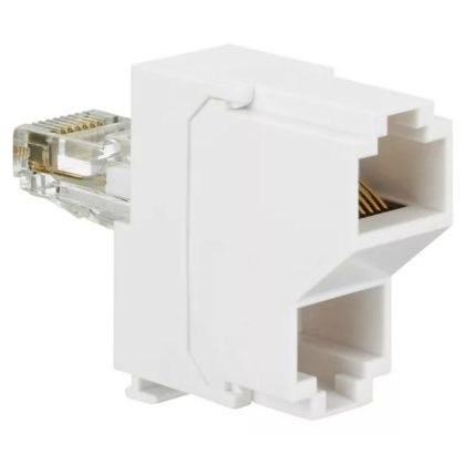   LEGRAND 032748 doubler RJ45 csatlakozóaljzatba dugható LAN/LAN LCS3