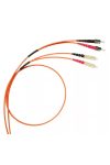 LEGRAND 033073 patch cable optics OM2 (UPS) multimode ST/SC duplex 50/125um LSZH (LSOH) orange 3 meters LCS3