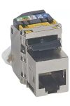 LEGRAND 033155 RJ45 Keystone port Cat6A árnyékolatlan (UTP) LCS2 gyorscsatlakozós 180° 500 Mhz 10Gigabit