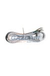 COMMEL 0333 csatlakozókábel vasalóhoz, 2m, 6A, 250V ~1300W, H03RT-H 3x0,75