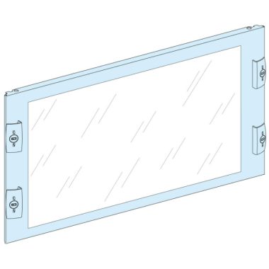 SCHNEIDER 03344 Prisma Plus Transparent front panel, 9 M.