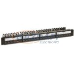   LEGRAND 033551 patch panel 19''-1U 24xRJ45 Cat5e árnyékolatlan (UTP) 6xRJ45 modulos/LCS2 gyorscsatlakozós portok lapos 100MHz 1Gigabit