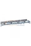 LEGRAND 033567 patch panel 19''-1U 24xRJ45 Cat6 árnyékolatlan (UTP) 6xRJ45 modulos/LCS2 gyorscsatlakozós portok lapos HD 250MHz 1Gigabit