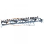   LEGRAND 033567 patch panel 19''-1U 24xRJ45 Cat6 árnyékolatlan (UTP) 6xRJ45 modulos/LCS2 gyorscsatlakozós portok lapos HD 250MHz 1Gigabit