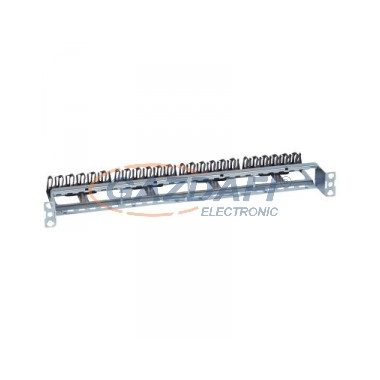 LEGRAND 033567 patch panel 19''-1U 24xRJ45 Cat6 árnyékolatlan (UTP) 6xRJ45 modulos/LCS2 gyorscsatlakozós portok lapos HD 250MHz 1Gigabit