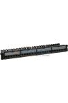 LEGRAND 033584 patch panel 19''-1U 24xRJ45 Cat6A árnyékolatlan (UTP) 6xRJ45 modulos/LCS2 gyorscsatlakozós portok lapos 500MHz 10Gigabit