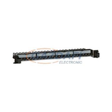 LEGRAND 033586 patch panel 19''-1U 24xRJ45 Cat6A árnyékolt (STP) 6xRJ45 modulos/LCS2 gyorscsatlakozós portok lapos HD 500MHz 10Gigabit