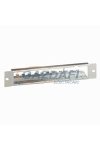 LEGRAND 033592 üres moduláris patch panel 1U-10" 2 db patch modul fogadására (réz és optika) fekete LCS2