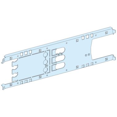 SCHNEIDER 03413 Prisma Plus Mounting plate NS250, horizontal, fixed / pluggable, rotary / motor, 3P