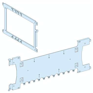 SCHNEIDER 03423 Prisma Plus Mounting plate for 3-4 vertical NSX250