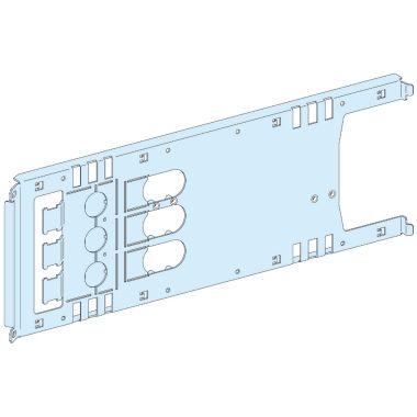 SCHNEIDER 03453 Prisma Plus Mounting plate NS630, horizontal, 3P