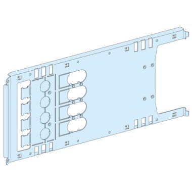 SCHNEIDER 03454 Prisma Plus Mounting plate NS630, horizontal, 4P