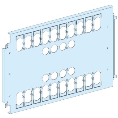 SCHNEIDER 03461 Prisma Plus Szerelőlap 2 NS630 függőleges vagy 1 INS630 függőleges